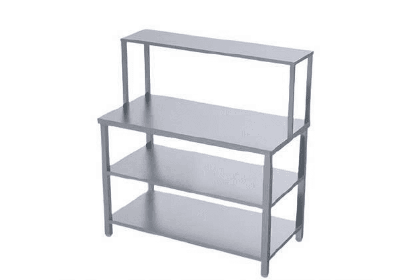 Pickup Table with 1 OHS and 2 Undershelves